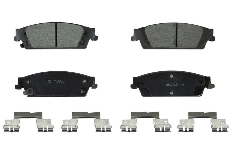 Wagner QS ZD1707 Disc Brake Pad Set, Slotted for Enhanced Performance, Fits 2014â€“2018 Chevrolet Silverado 1500 - Image 1
